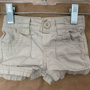 Tan baby shorts